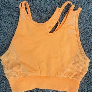 Gymshark Ultra Seamless Neon Orange Sports Bra
